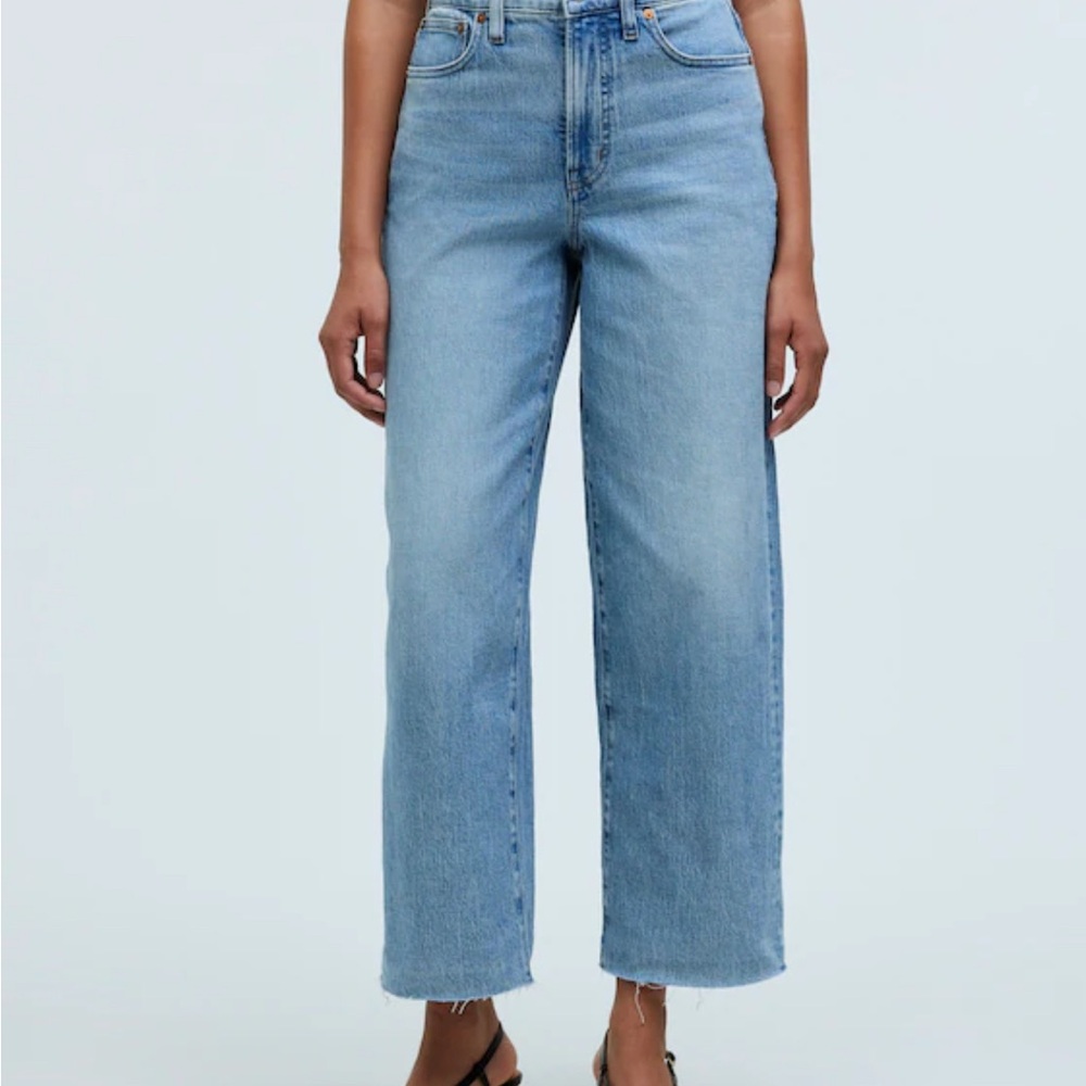 Madewell Light Blue Flare & Wide Leg Jeans - Picture 5 of 6